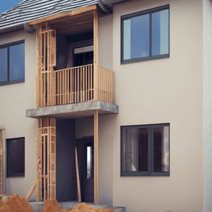 Rendered house